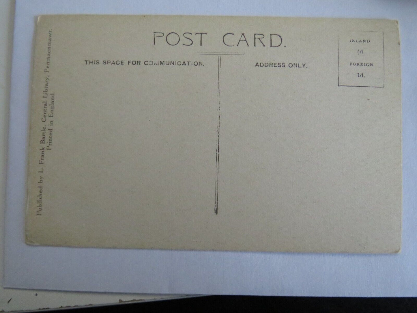 Old Postcard of Penmaenmawr, Sychnant Pass - Ref : 1030