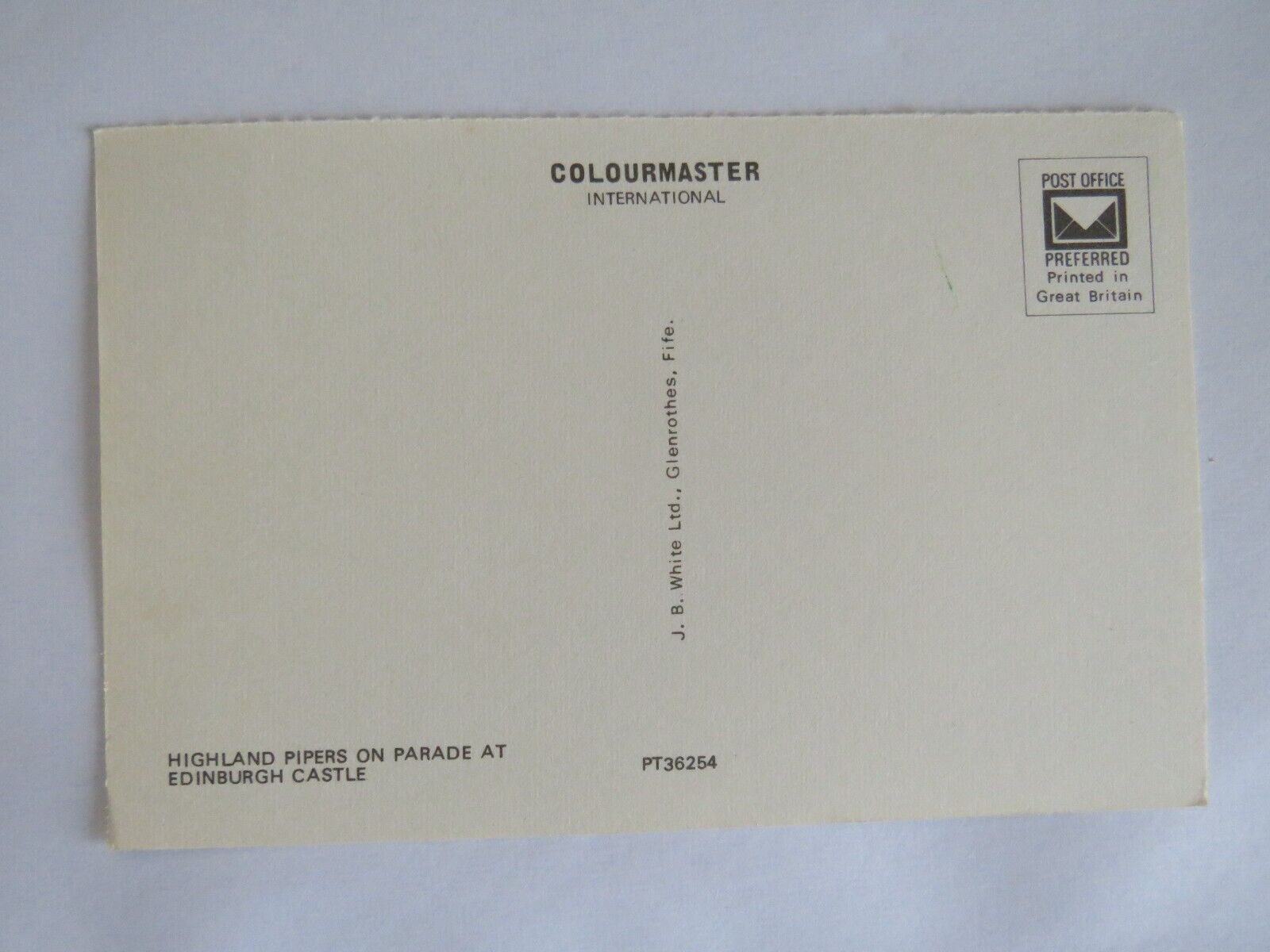 Old Postcard of Highland Pipers On Parade At Edinburgh Castle - Ref : 1022