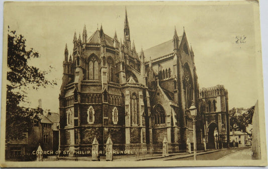 Old Postcard of Church of St. Philip Neri, Arundel, 1952
