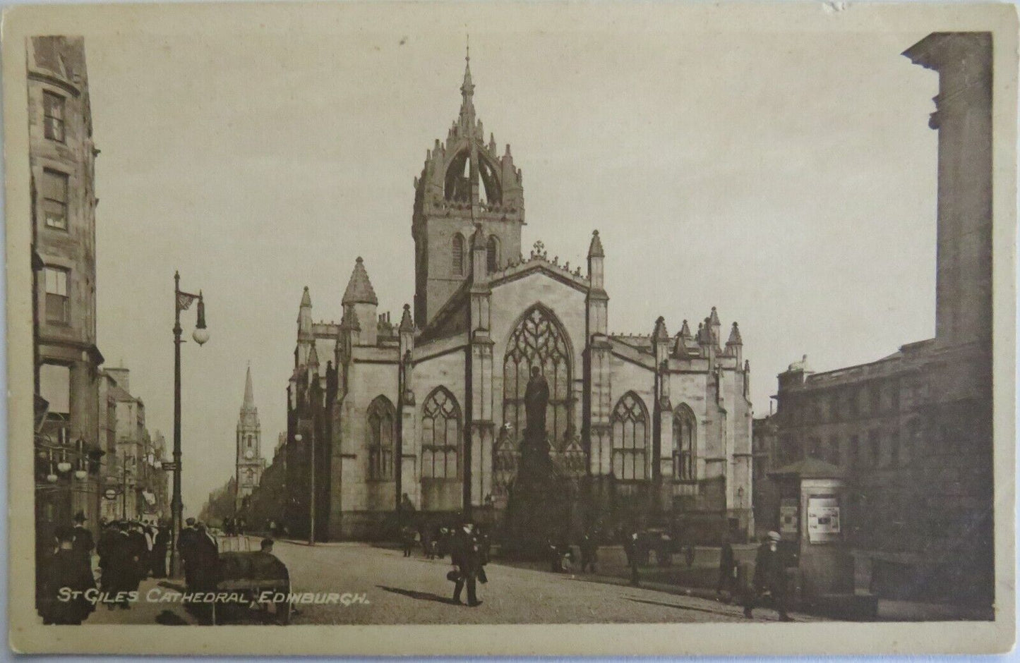 Old Postcard of St Giles Cathedral, Edinburgh - Ref : 1031