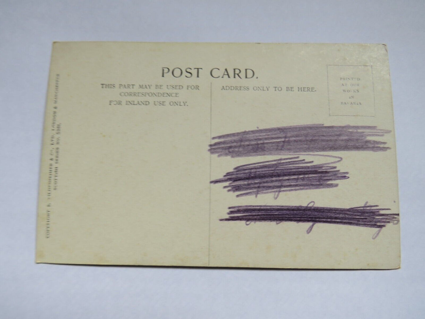 Old Postcard of The Falls if Conon, Ross shire