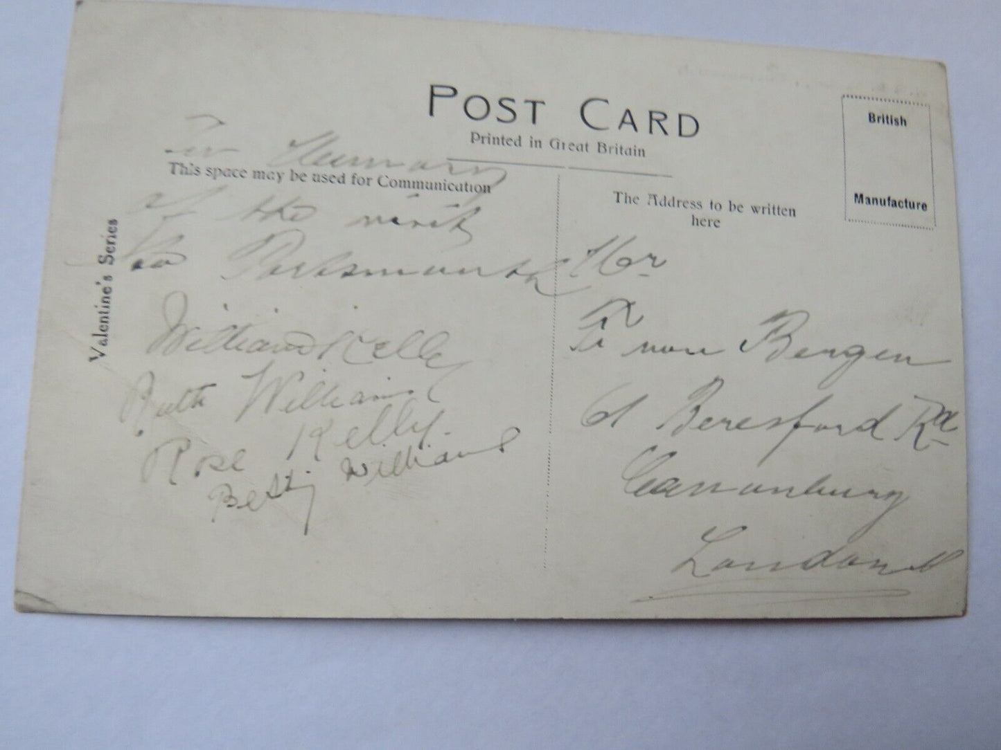 Old Postcard of the H.M.S. Victory Portsmouth