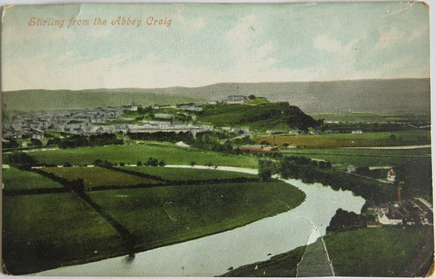Old Postcard of Stirling From The Abbey Craig - Ref : 1003