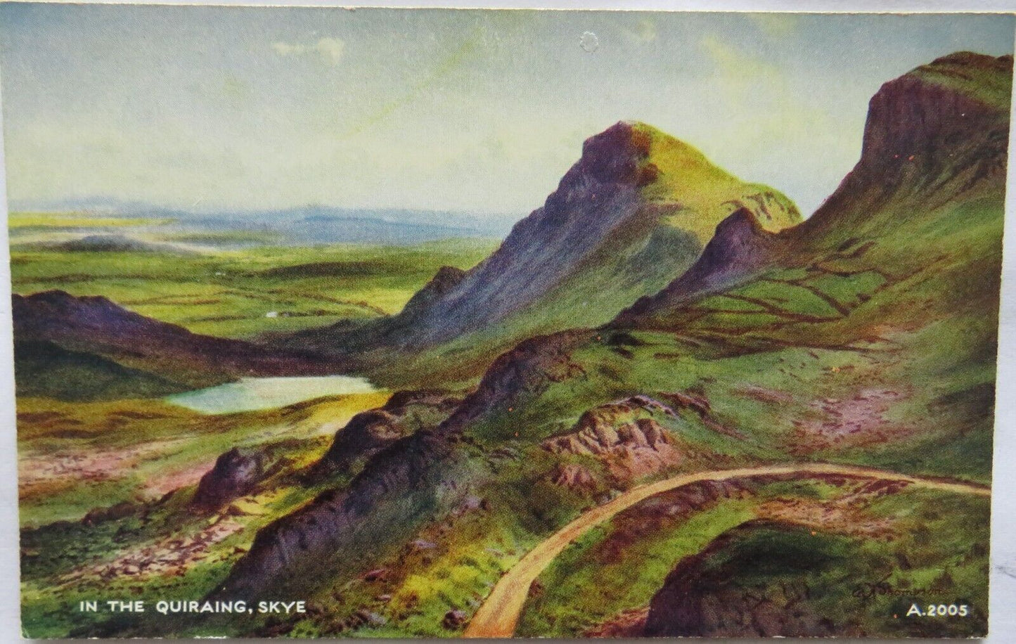 Old Postcard of In The Quiraing, Skye - Ref : 1005