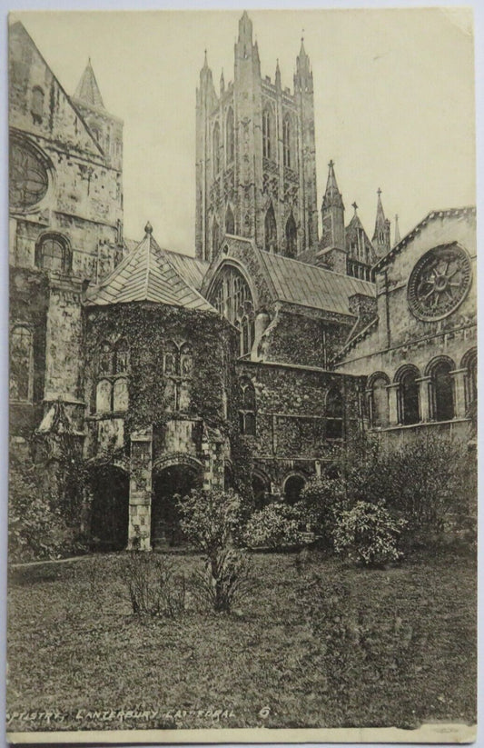 Old Postcard of Canterbury Cathedral - Ref : 1036