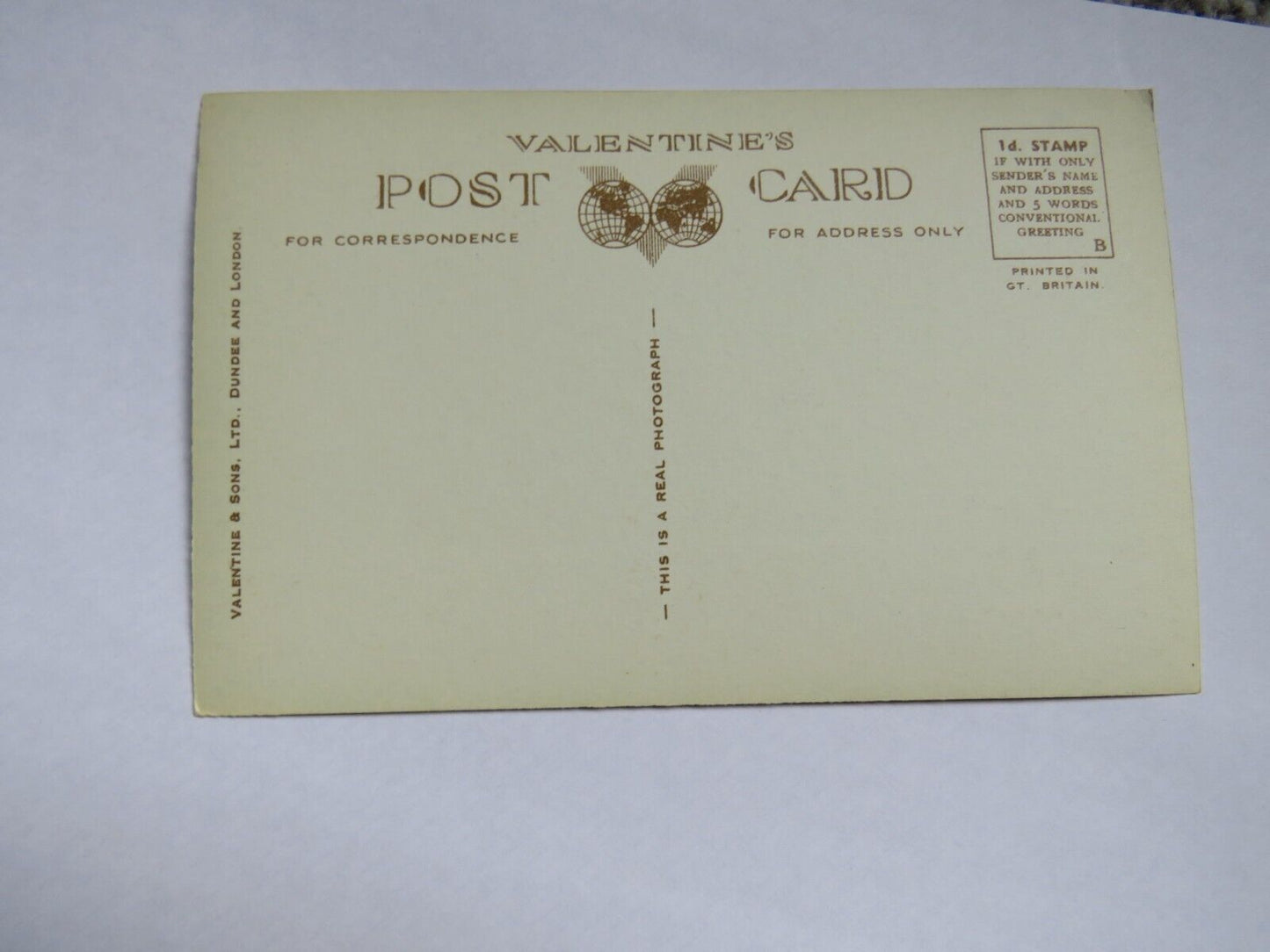 Old Postcard The Sma' Glen From Newton Bridge