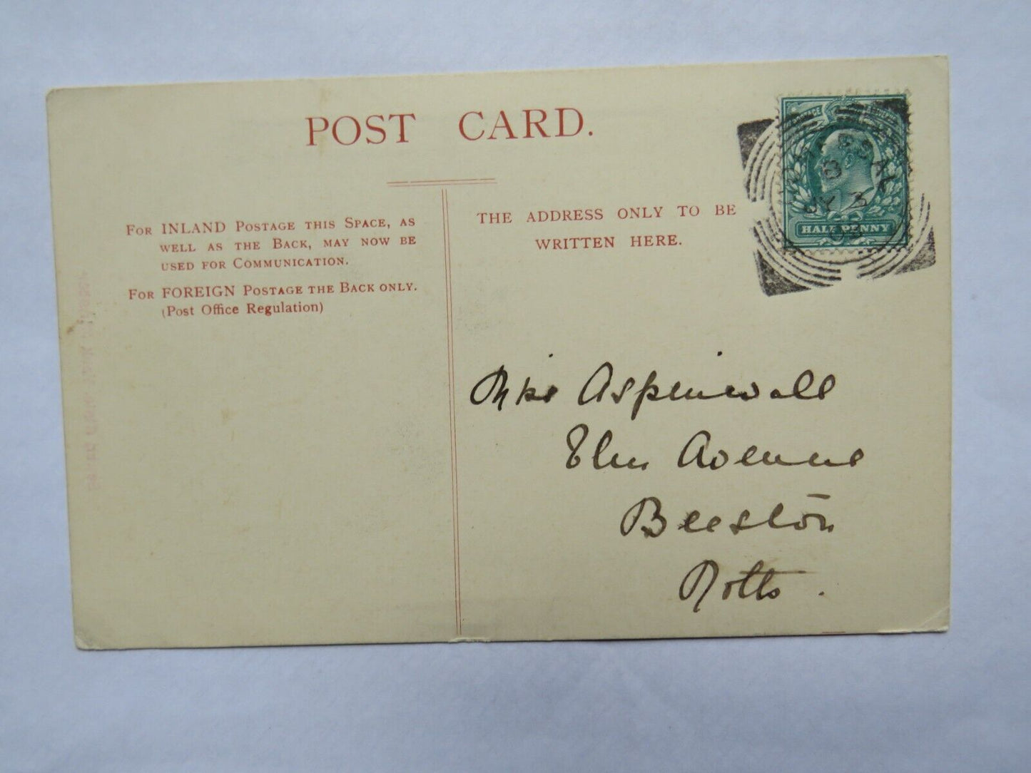 Old Postcard of South Aisle, York Minster 1903