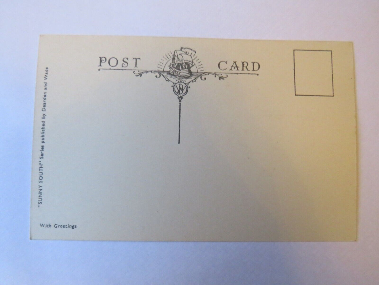 Old Postcard of Beach Looking East, Seaton, Devon