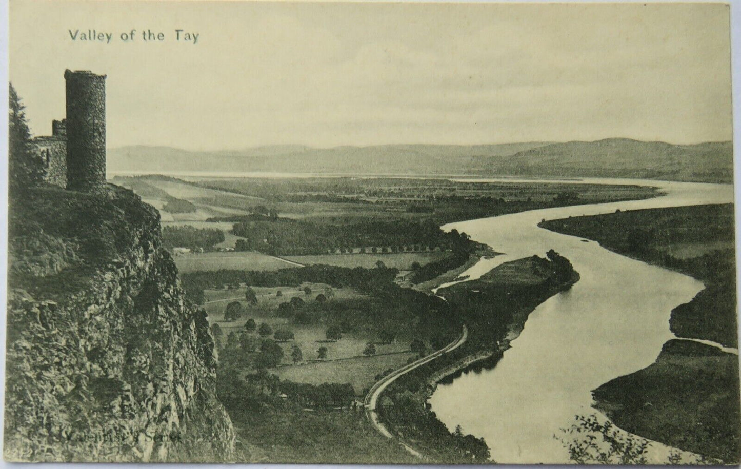 Old Postcard of Valley of the Tay, Perthshire