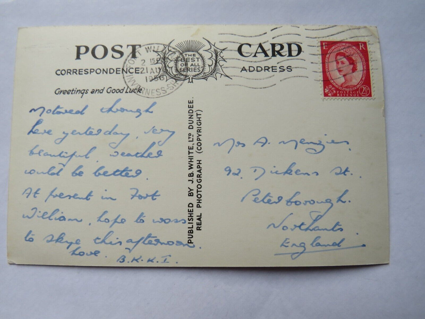 Old Multiview Postcard of Greetings From Glen Coe, 1953