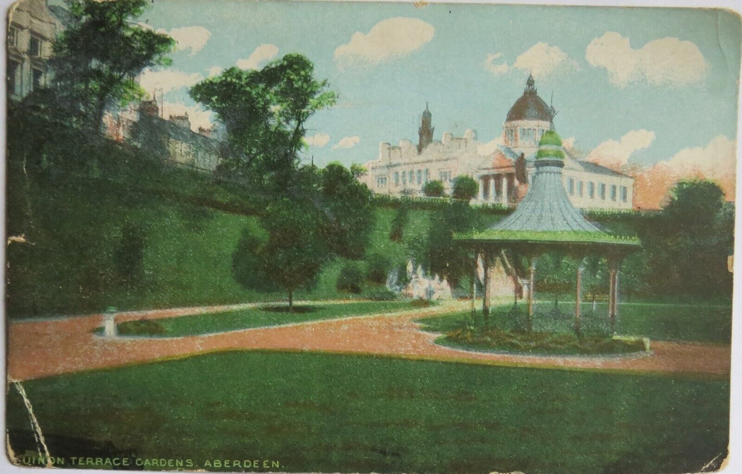 Old Postcard of Union Terrace Gardens, Aberdeen - Ref : 1012