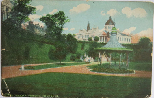 Old Postcard of Union Terrace Gardens, Aberdeen - Ref : 1012