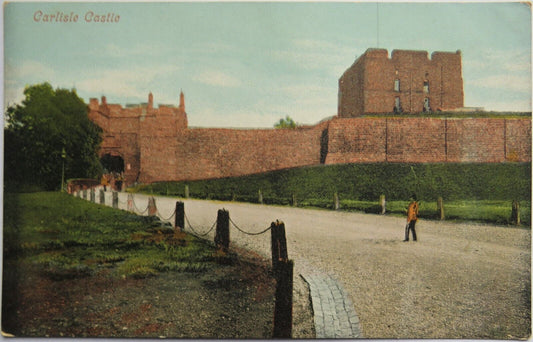 Old Postcard of Carlisle Castle, Unposted