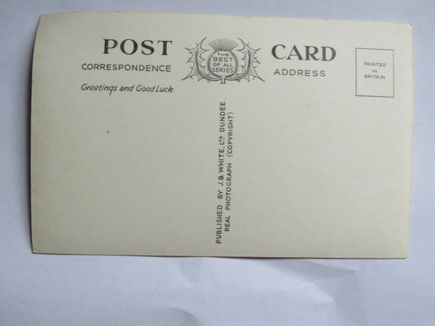 Old Postcard of Balmoral Castle and Gardens - Ref : 1012