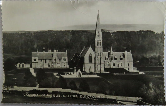 Old Postcard Of Cathedral Of The Isles Millport Isle of Cumbrae - Ref : 1040