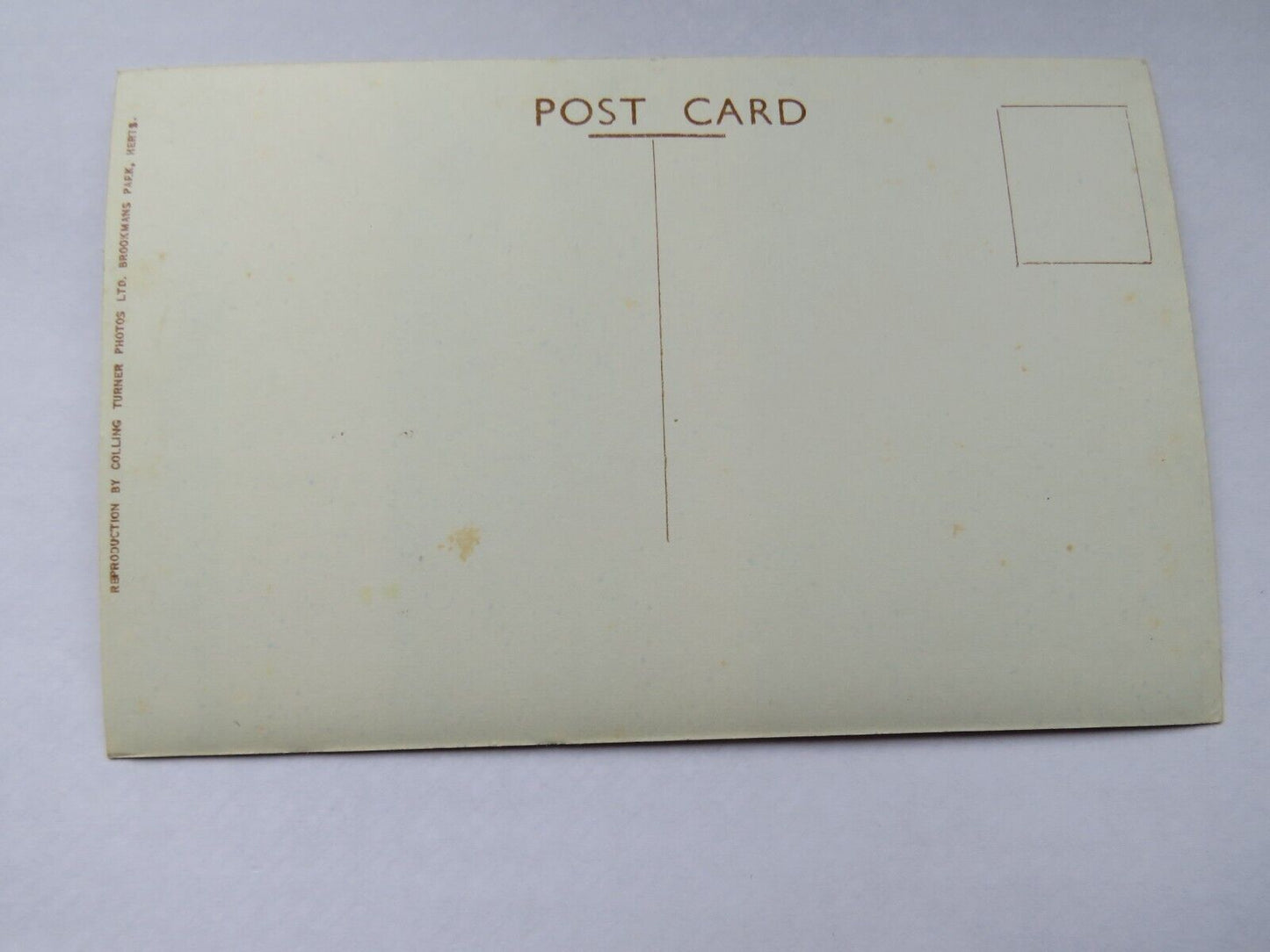 Old Postcard of P & O Canton First Class Single Bathroom Cabin