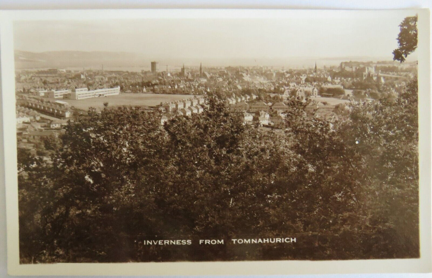 Old Postcard of Inverness From Tomnahurich - Ref : 1027