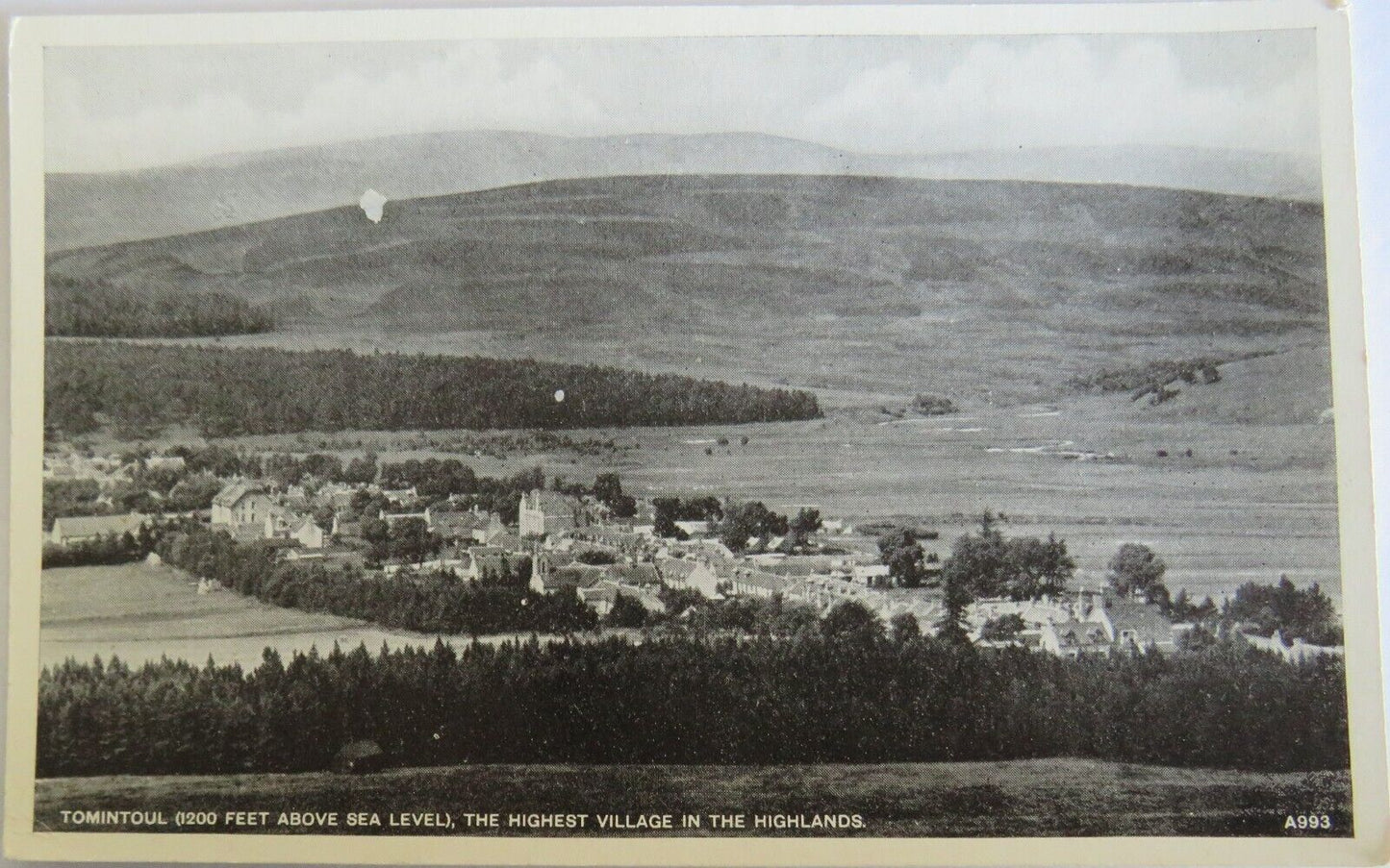 Old Postcard of Tomintoul The Highest Village In The Highlands - Ref : 1028