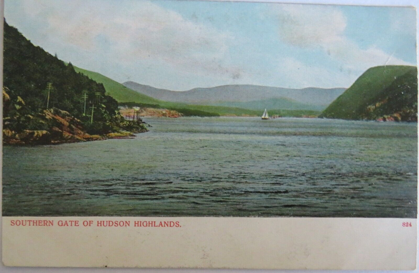 Old Postcard From The USA Of Southern Gate of Hudson Highlands - Ref : 1026