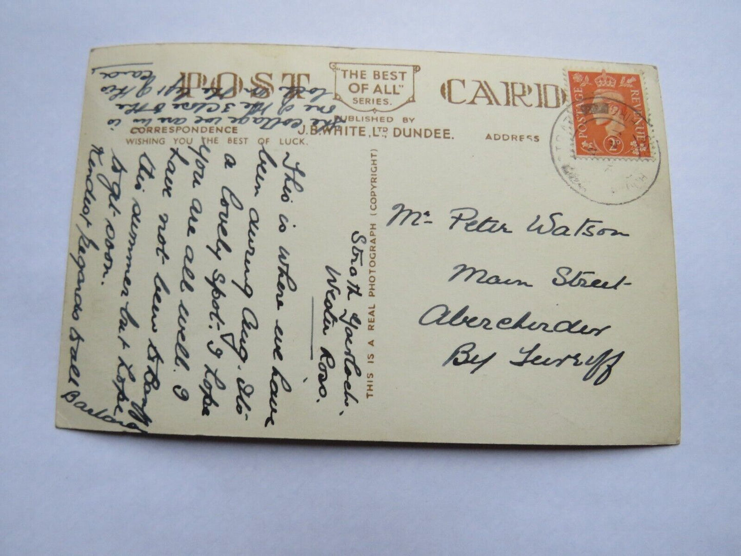 Old Postcard of Strath Village from Achtercairn Hill, Gairloch