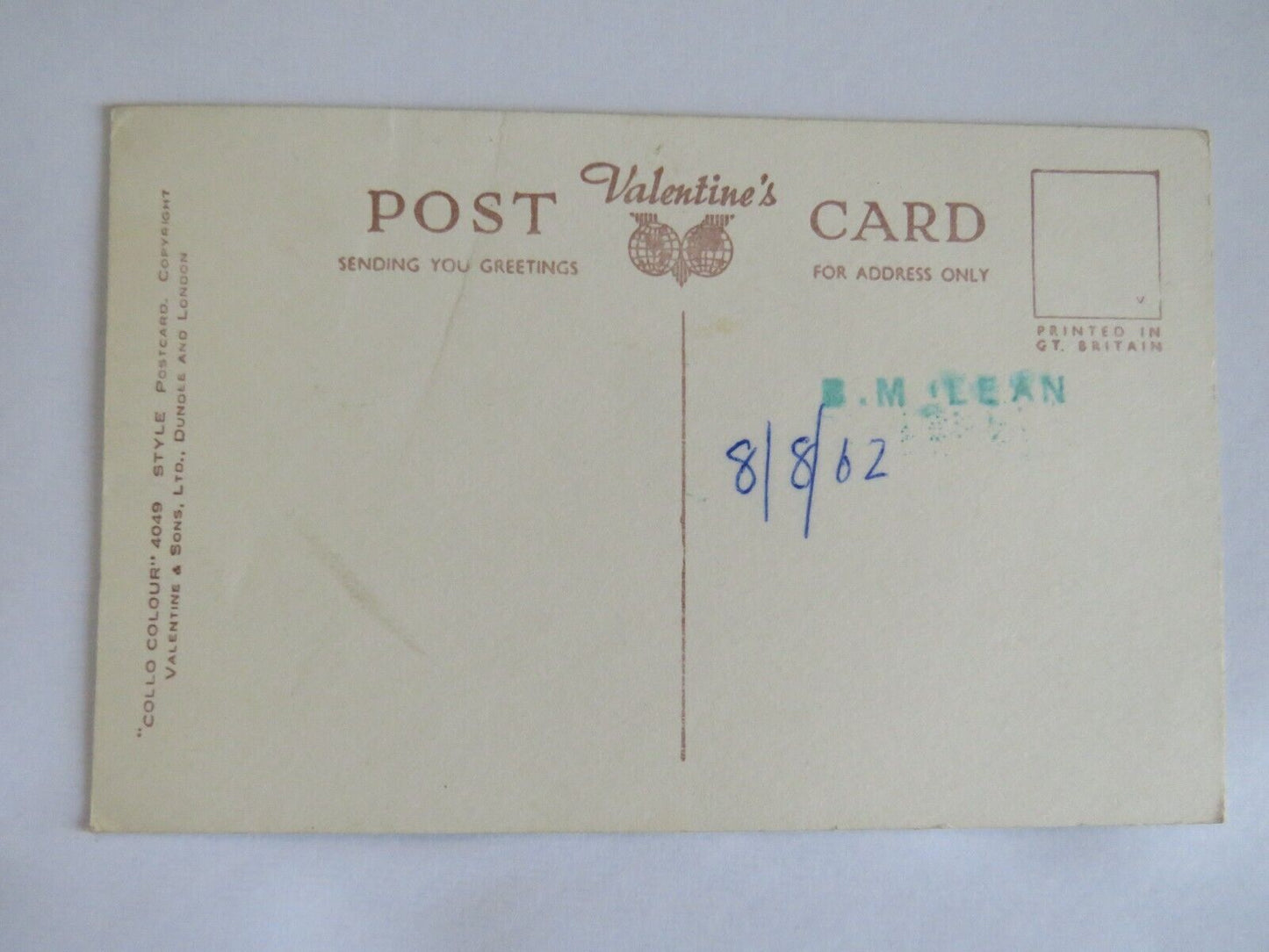 Old Postcard Best of Luck From Banchory - Ref : 1022