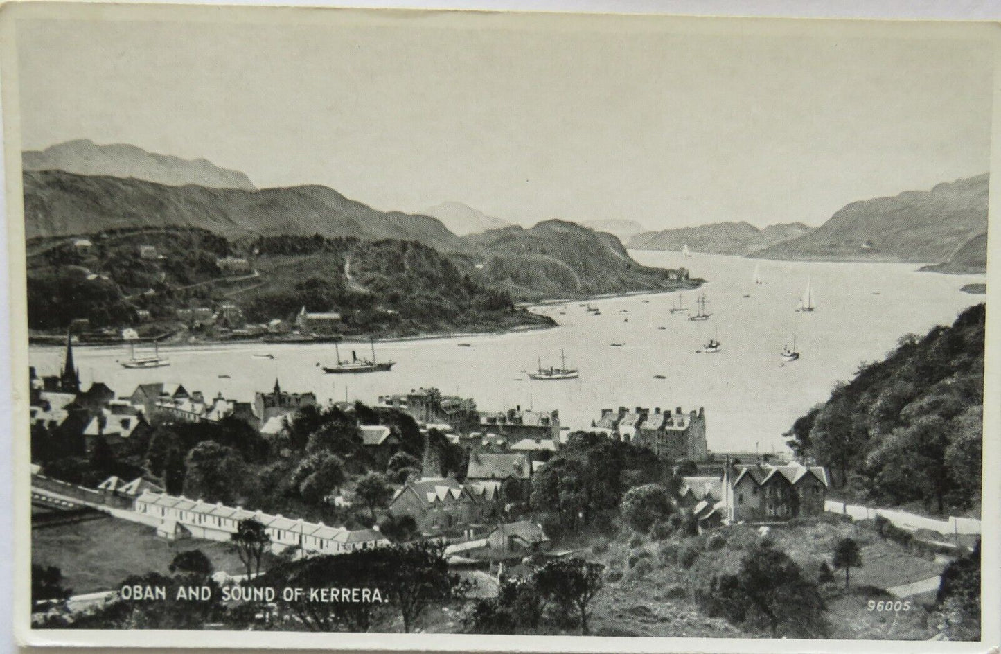 Old Postcard of Oban From The Sound of Kerrera - Ref : 1009