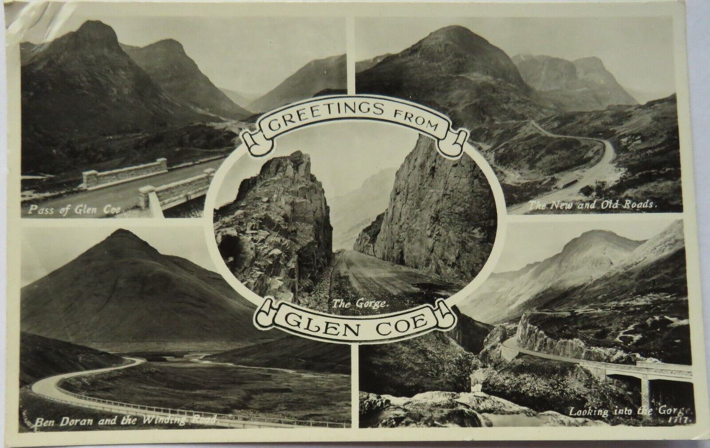 Old Multiview Postcard of Greetings From Glen Coe, 1953
