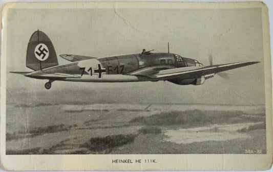 Old Postcard Of Heinkel HE 111K - Ref : 1014.