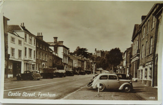 Old Postcard of Castle Street, Farnham 1954 - Ref : 1008