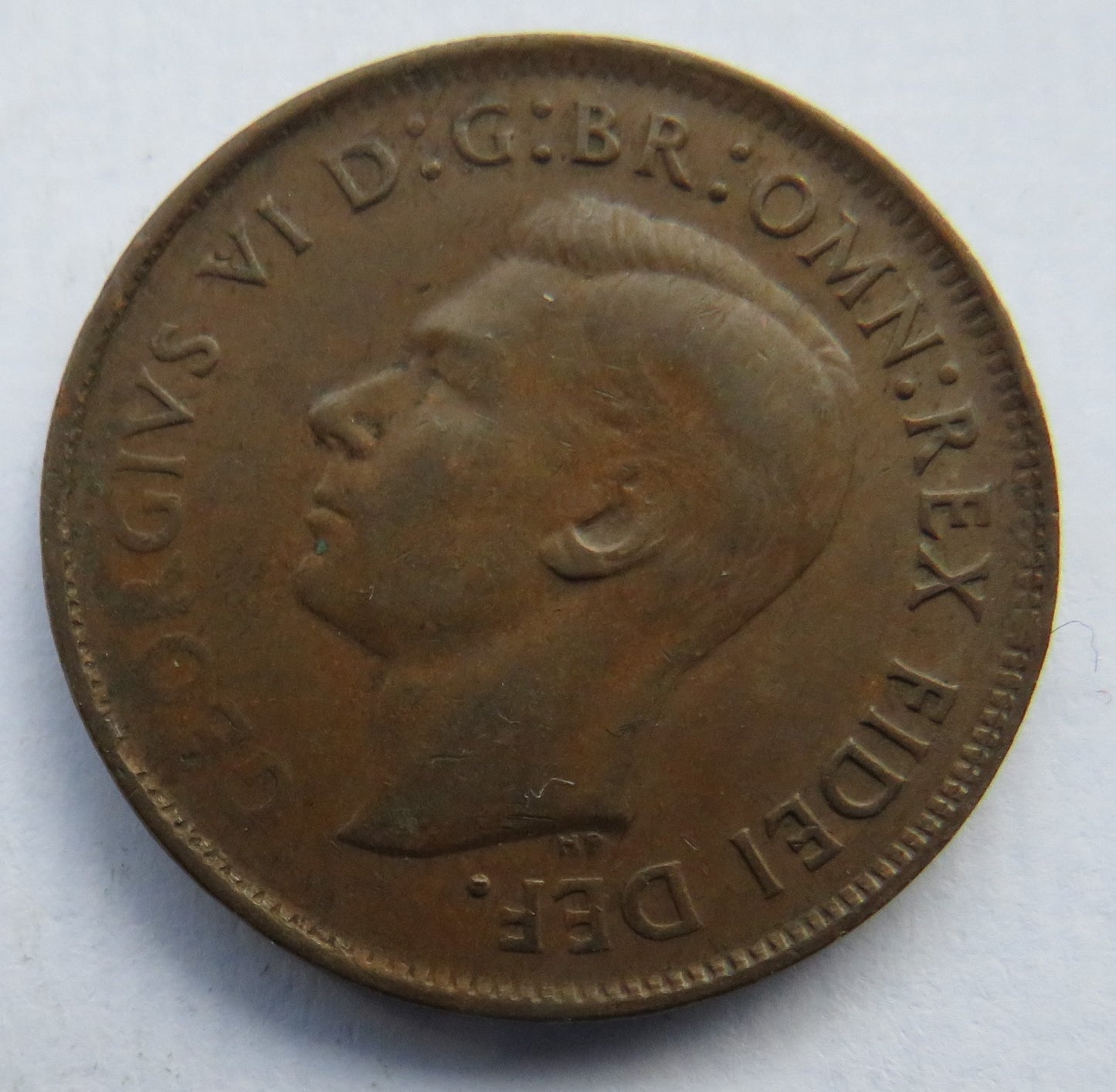 1950 King George VI Australia Halfpenny Coin