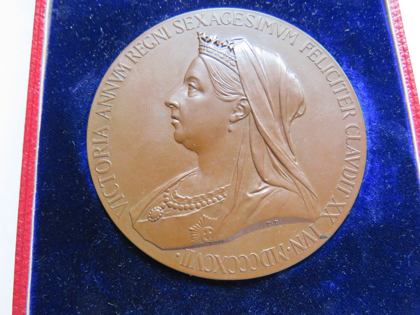 1837-1897 Queen Victoria Diamond Jubilee Large Bronze Medal