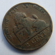 Load image into Gallery viewer, 1870 Belgium 2 Centimes Coin
