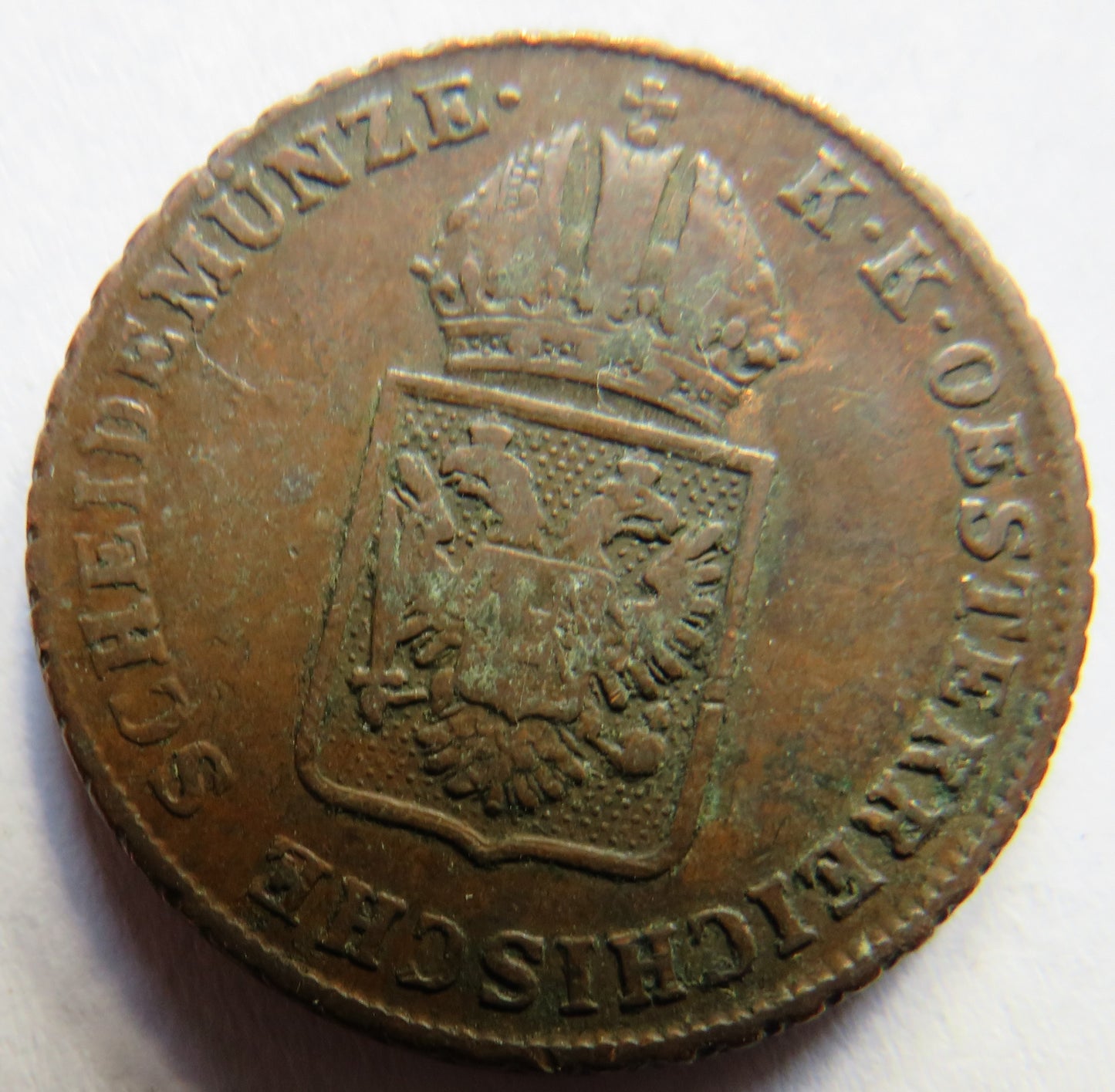 1816-A Austria One Kreuzer Coin