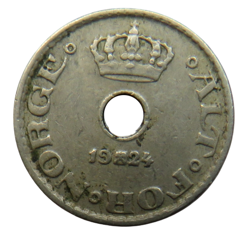 1924 Norway 10 Ore Coin J.W.B Coins J.W.B Coins Collectables