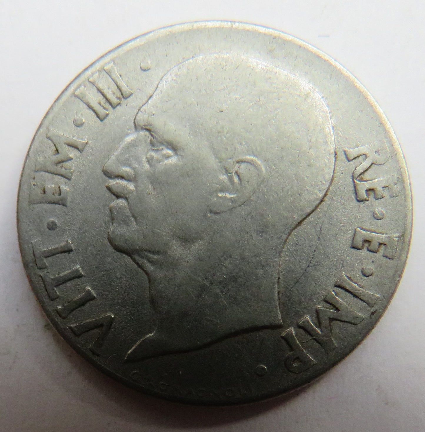 1940 Italy 20 Centesimi Coin