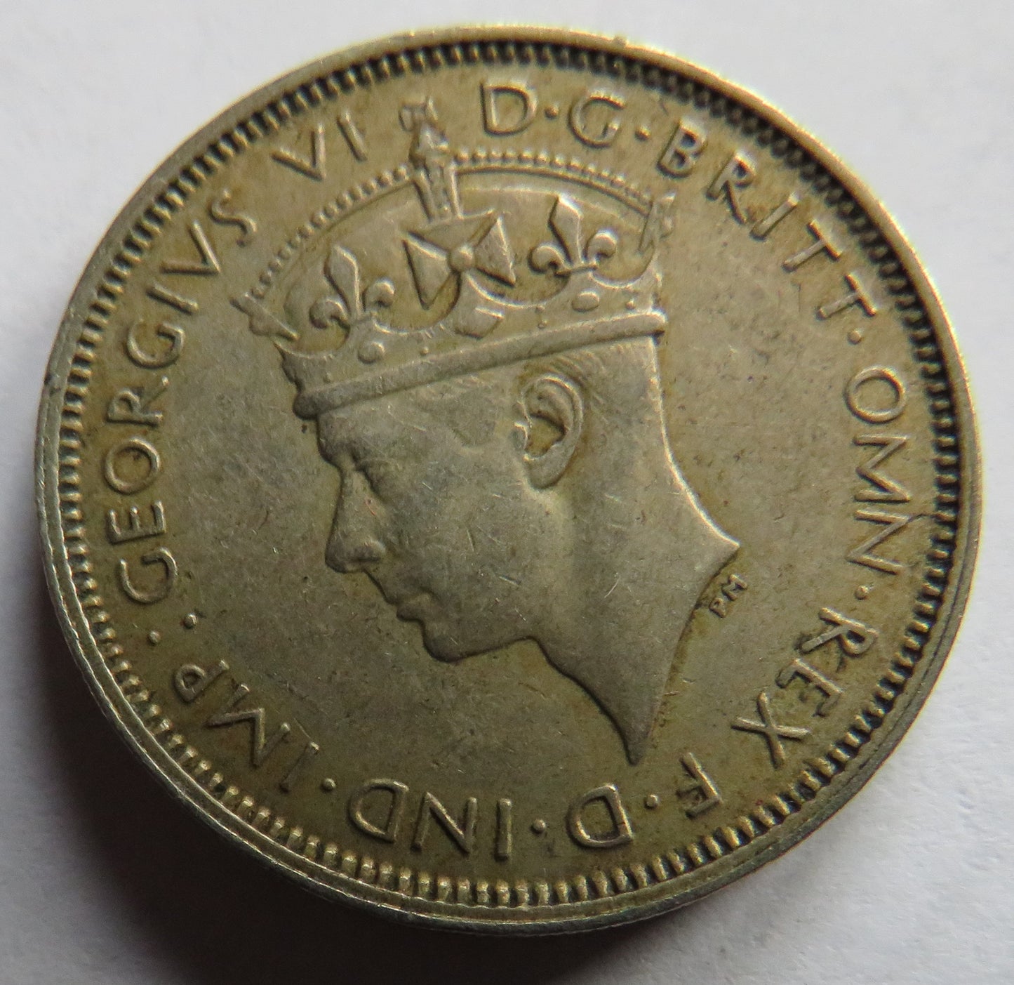 1939-H King George VI British West Africa Threepence Coin