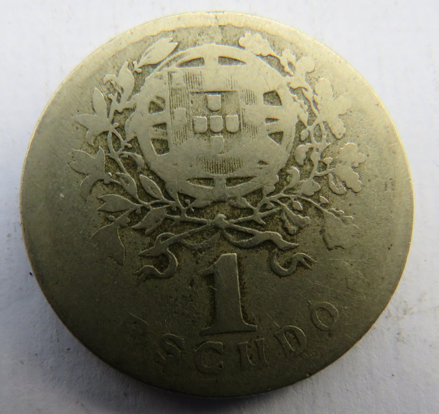 1929 Portugal One Escudo Coin
