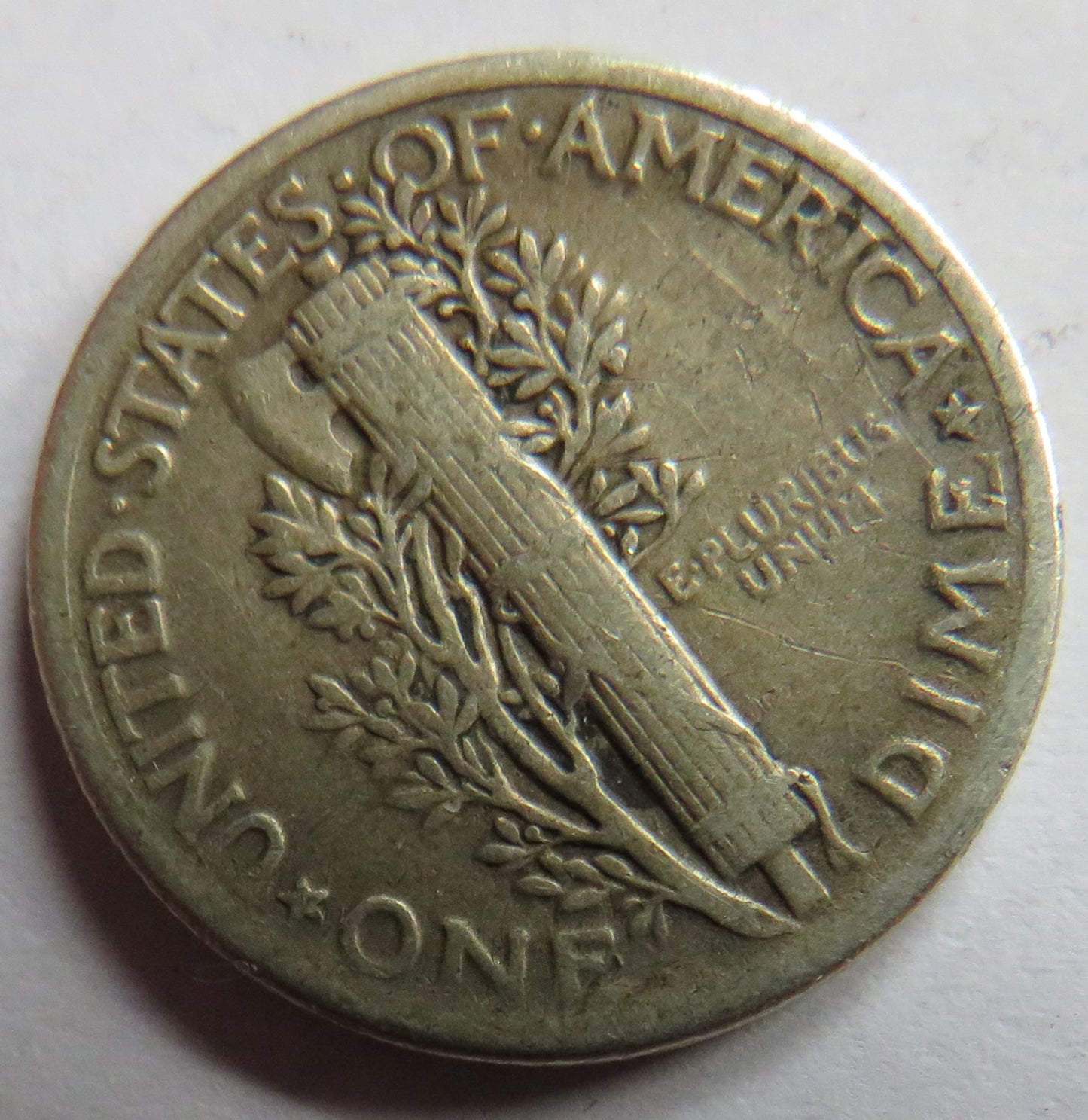 1918 USA Silver Mercury Dime Coin