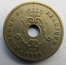 Load image into Gallery viewer, 1902 Belgium 10 Centimes Coin
