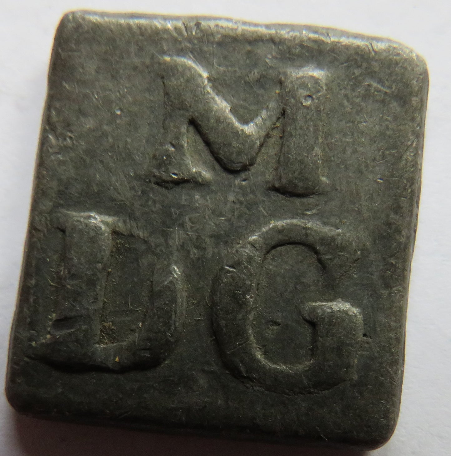 1744 Scottish Church Communion Token NK / M D G