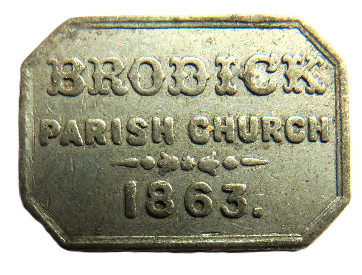 1863 Brodick Parish Church Scottish Communion Token