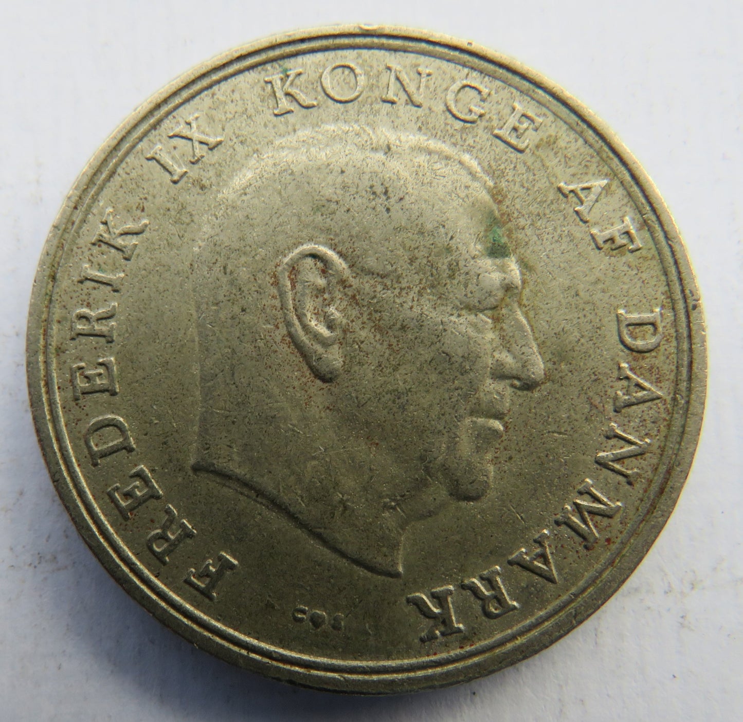 1971 Denmark 5 Kroner Coin