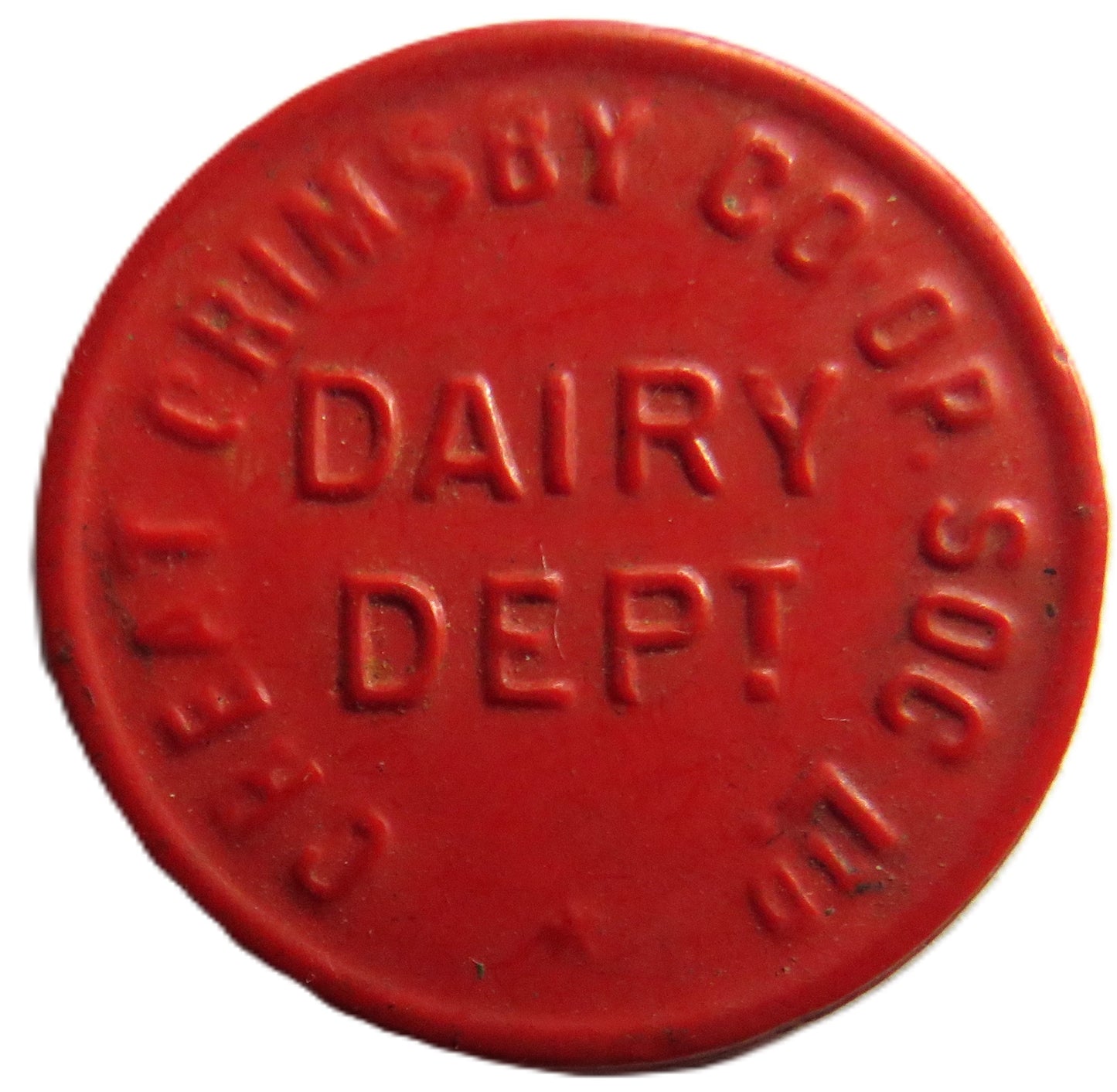 Great Grimsby Co-op Society Dairy Dep One Pint Token