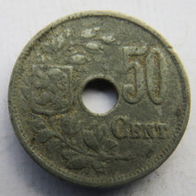 Load image into Gallery viewer, 1918 Belgium 50 Centimes Coin
