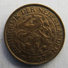 Load image into Gallery viewer, 1937 Netherlands One Cent Coin
