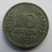 Load image into Gallery viewer, 1942 Netherlands 10 Cents Coin
