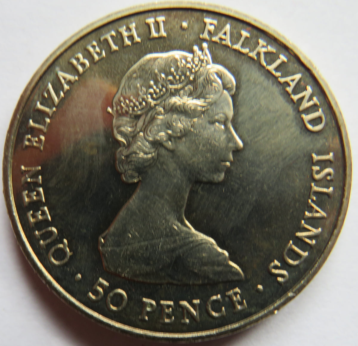 1982 Falkland Islands 50p Fifty Pence Coin