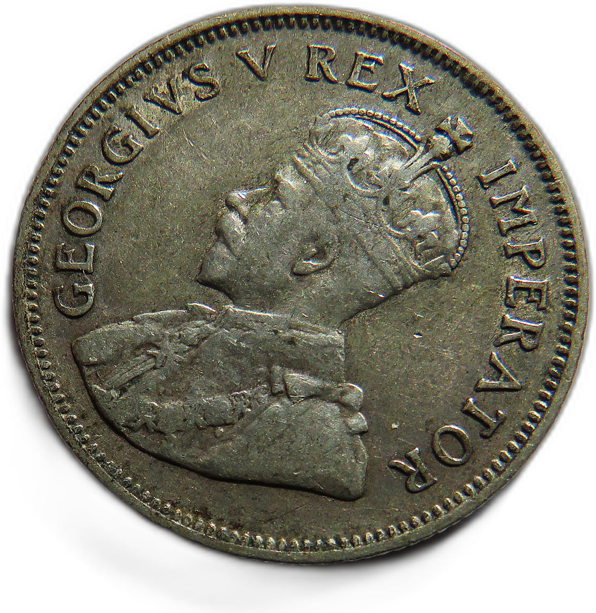 1936 King George V South Africa Silver Shilling Coin