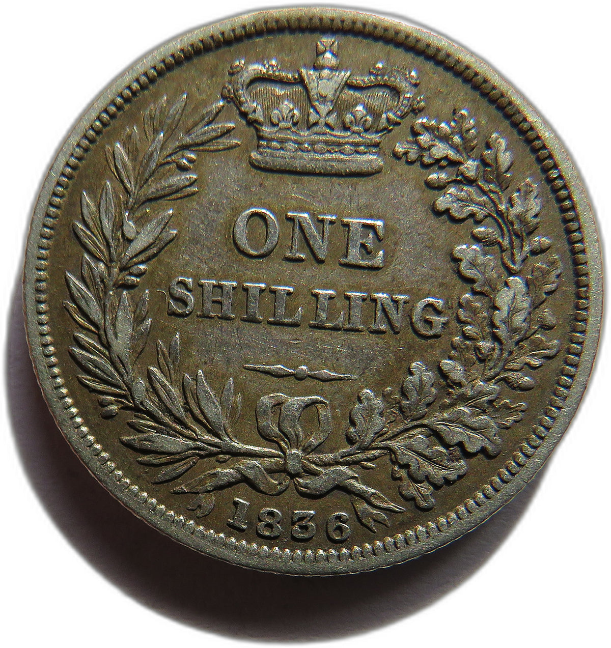 1836 King William IV Silver Shilling Coin - Great Britain