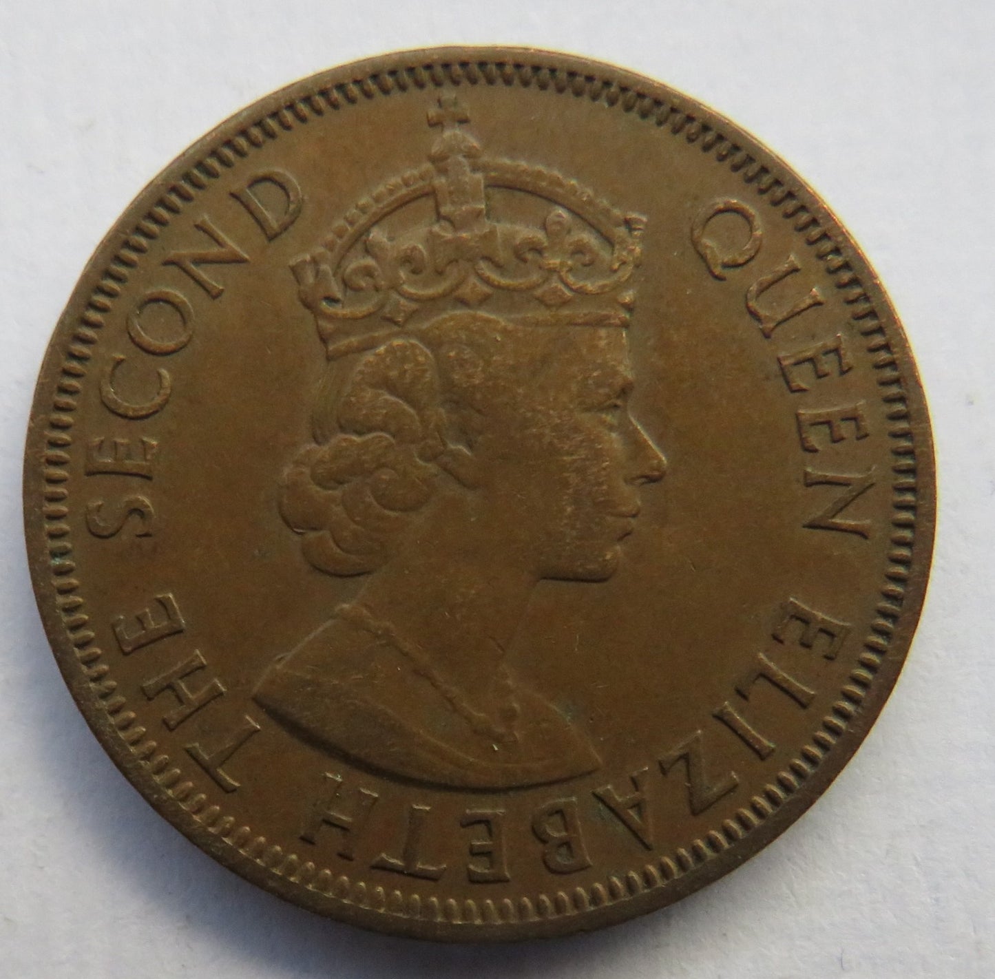 1955 Queen Elizabeth II Cyprus 5 Mils Coin